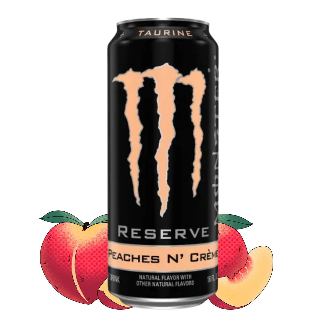 Monster Reserve Pêche et crème (473 ml)