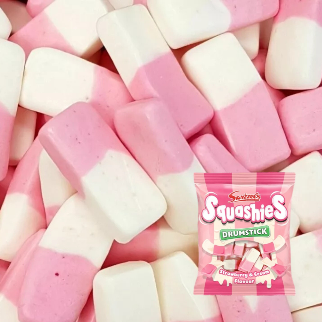 Drumstick fraise & crème SQUASHIES (120g)