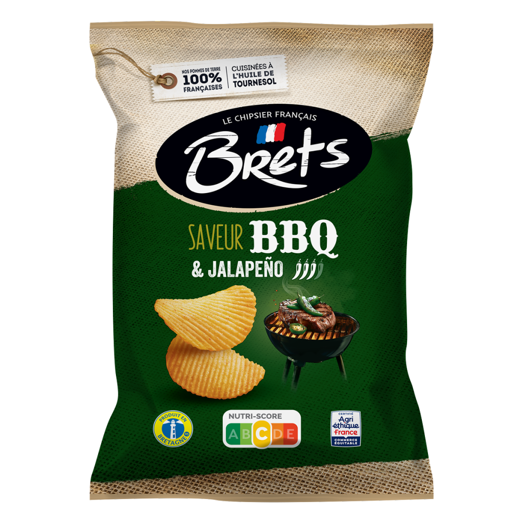 BRETS Barbecue & piment vert (125g)