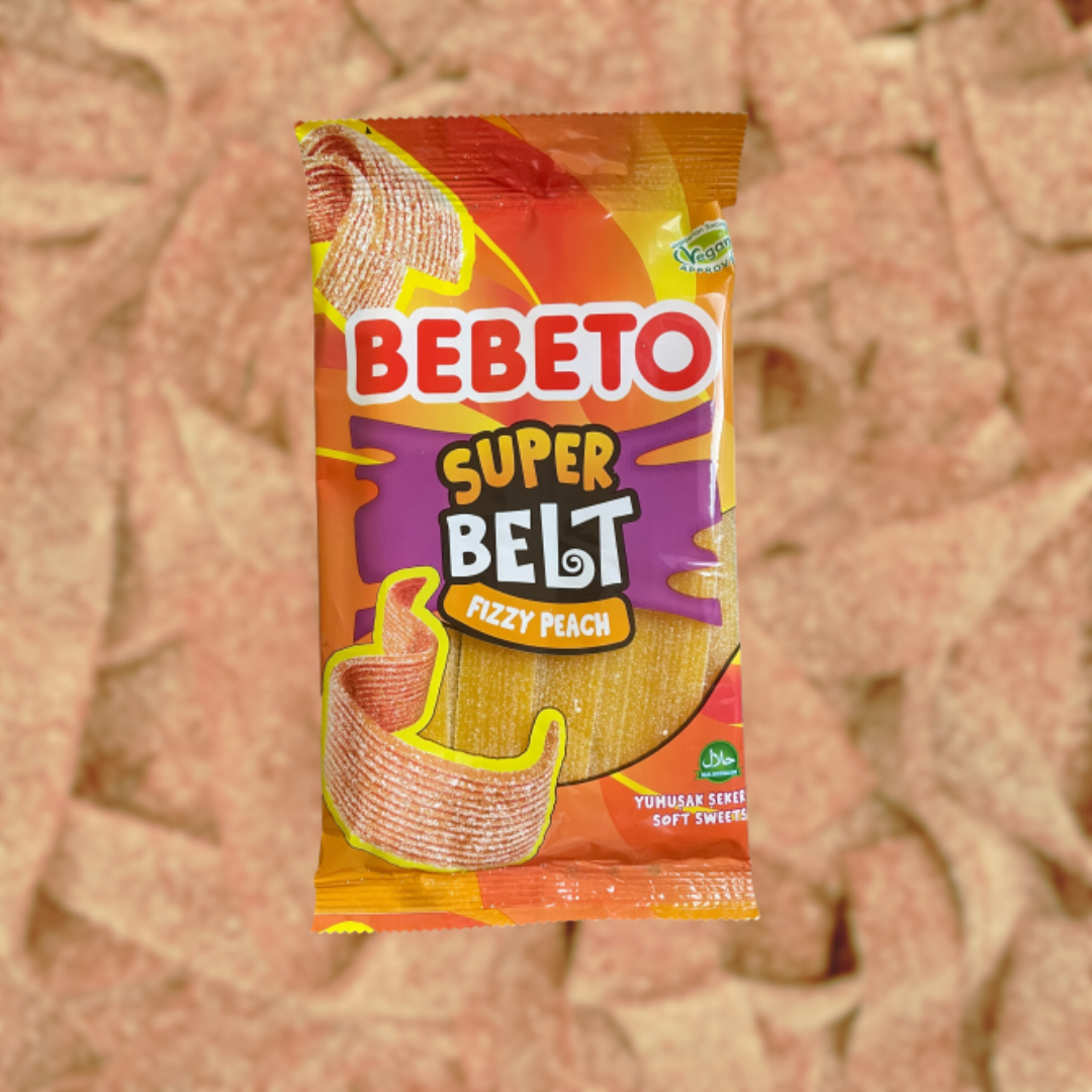 Bandeaux acidulés goût pêche (135g) BEBETO