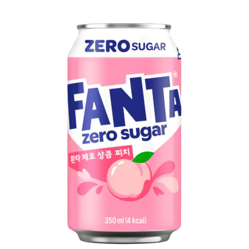 Fanta pêche blanche - sans sucre (350ml)