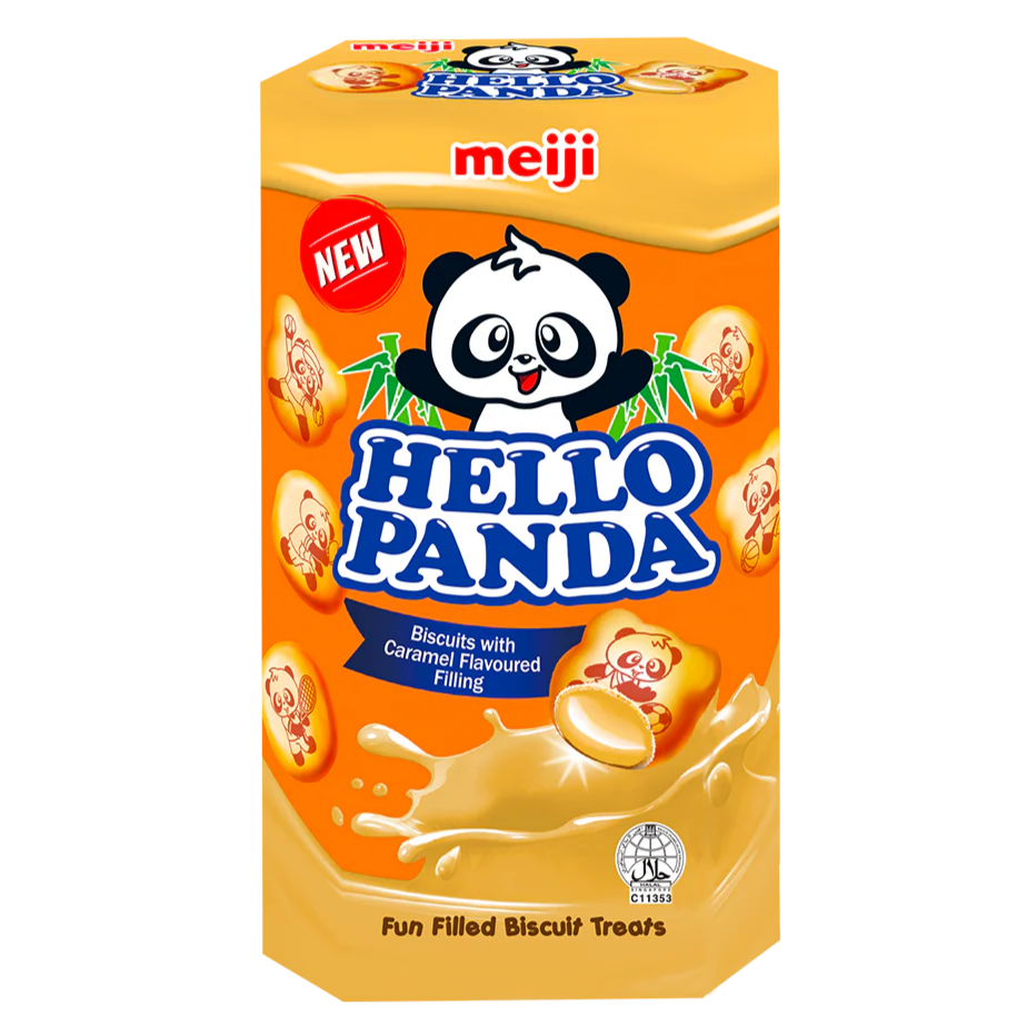 Biscuits au caramel HELLO PANDA (42g)