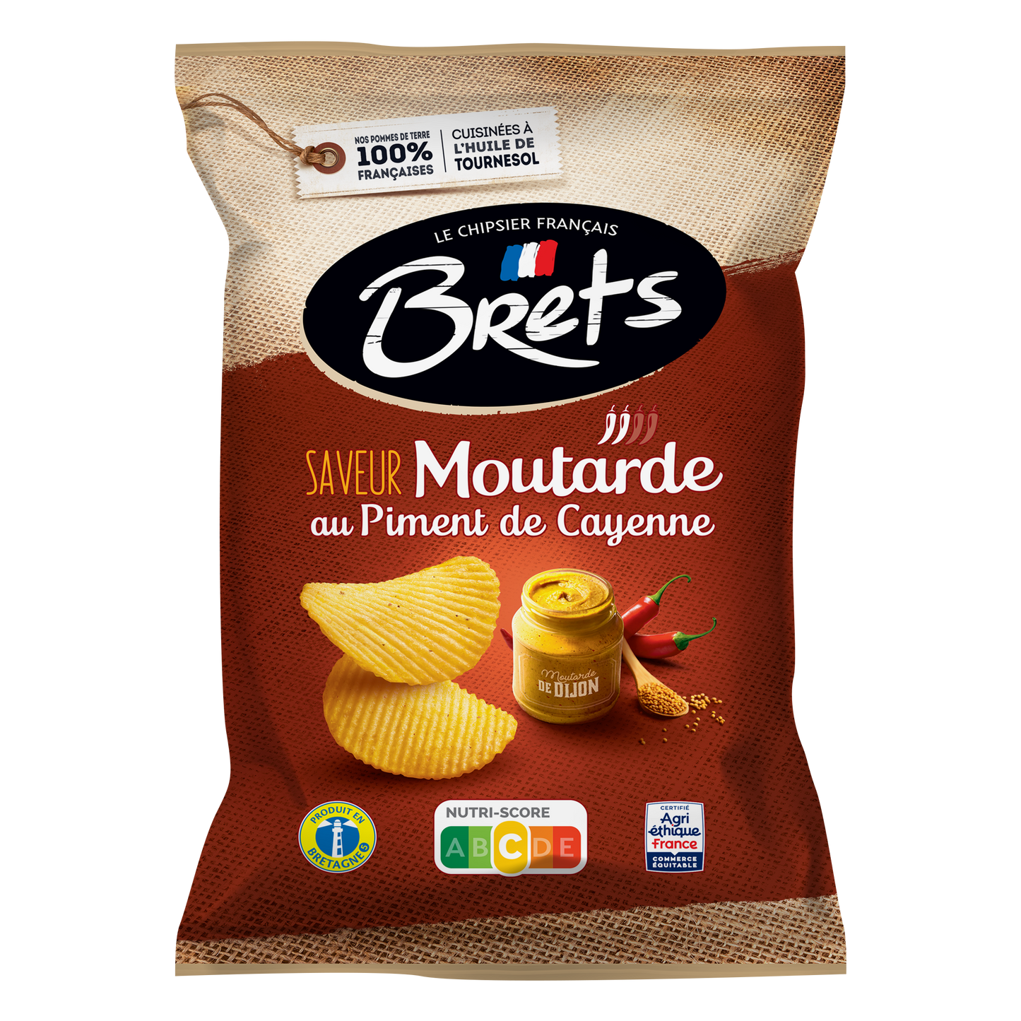 BRETS Moutarde & piment de cayenne (125 g)