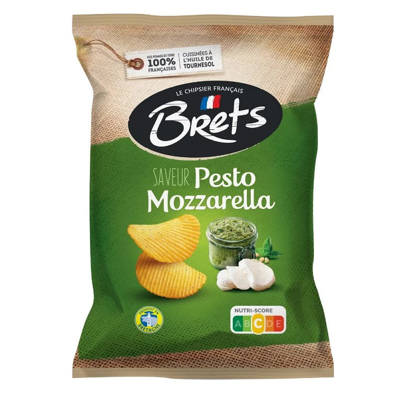 Chips Pesto mozza BRETS (125g)