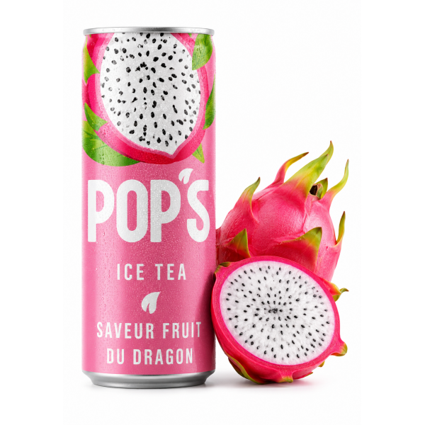 Ice tea fruit du dragon POP'S (330 ml)