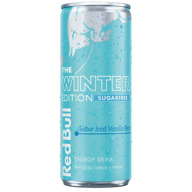 Red Bull mûre givrée vanille - SANS SUCRES (250 ml) ICE EDITION