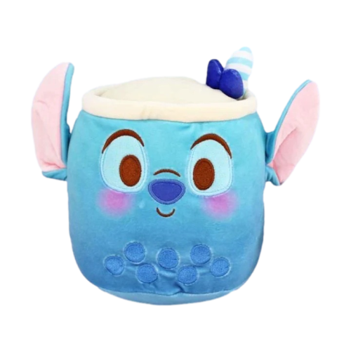 Peluche Bubble-tea STITCH ou ANGEL - au choix (17 cm)