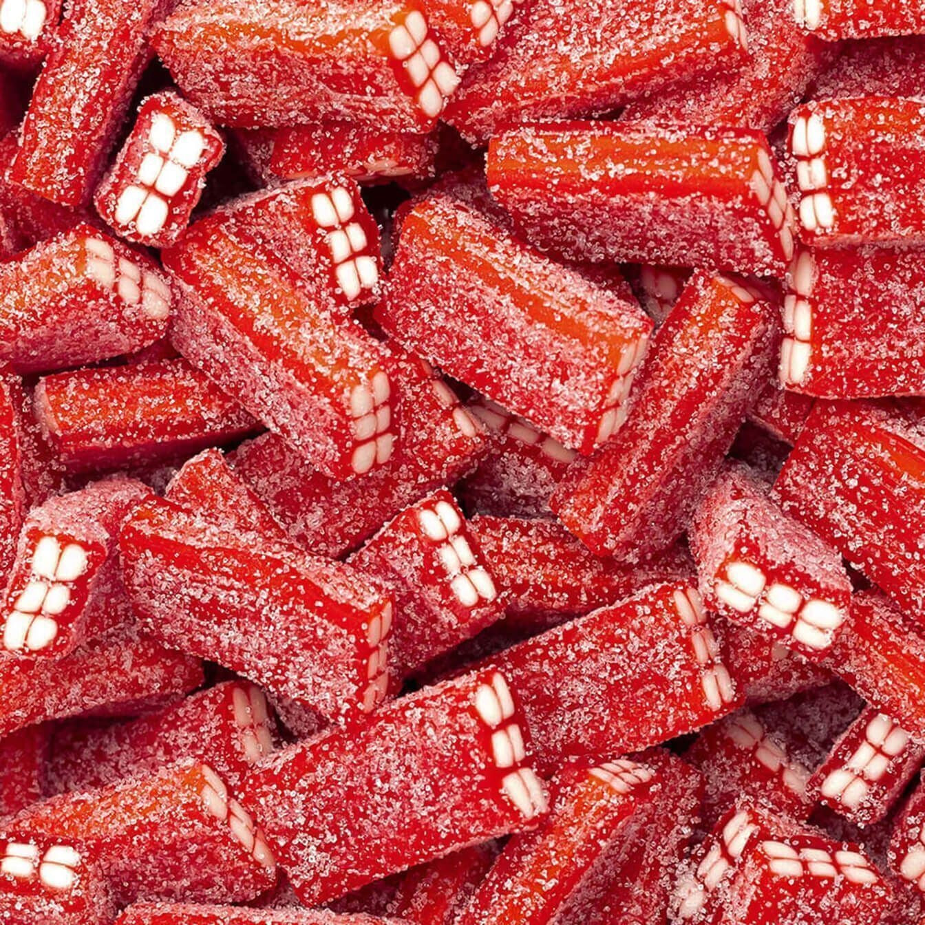 Briques acidulées à la fraise VIDAL