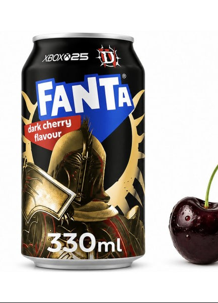 Fanta cerise noire (330 ml)