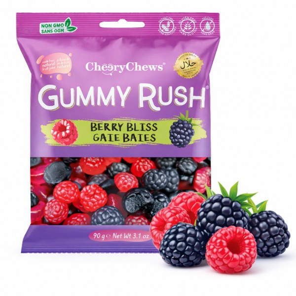 Mûres berry bliss GUMMY RUSH (60g)