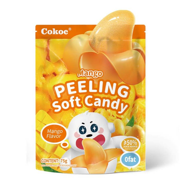 Bonbons à éplucher goût mangue (peeling candy mango)