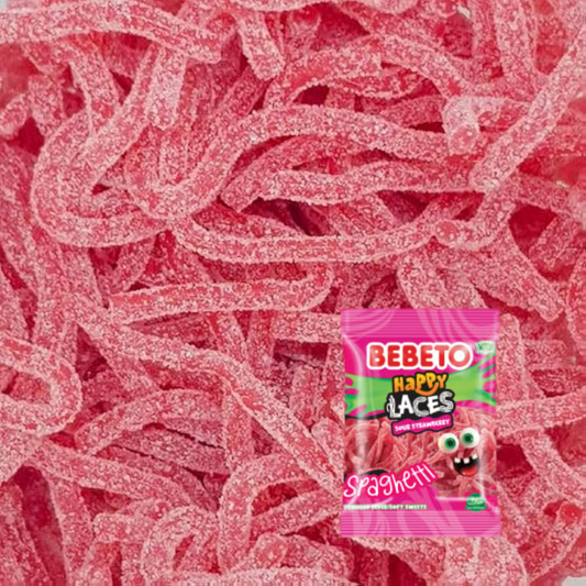 Spaghettis fraise acide BEBETO (80g)