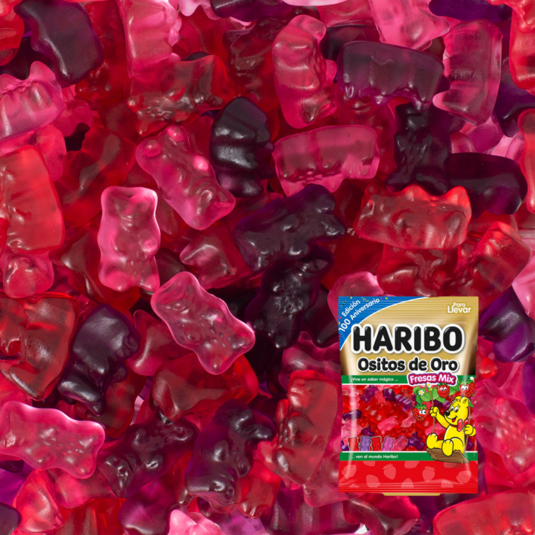Oursons aux 3 fraises HARIBO (100g) EDITION LIMITEE