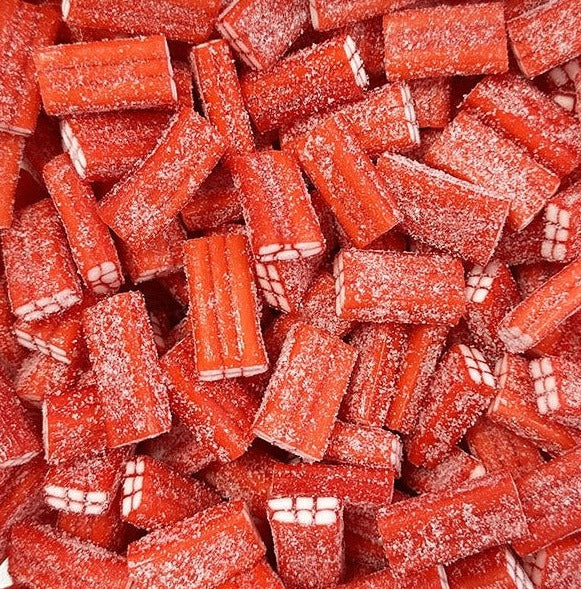 Briques à la fraise acidulées (vrac) DAMEL