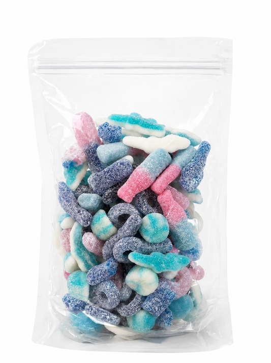 Le mix framboise & bubble gum acidulé (500g)