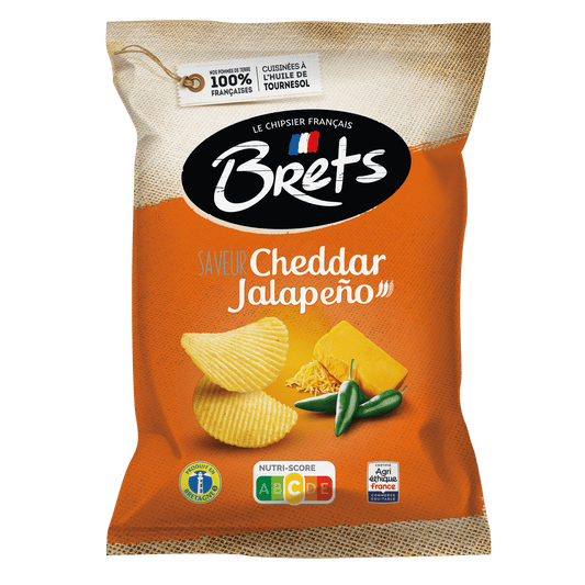 Chips Cheddar jalapeno BRETS (125g)