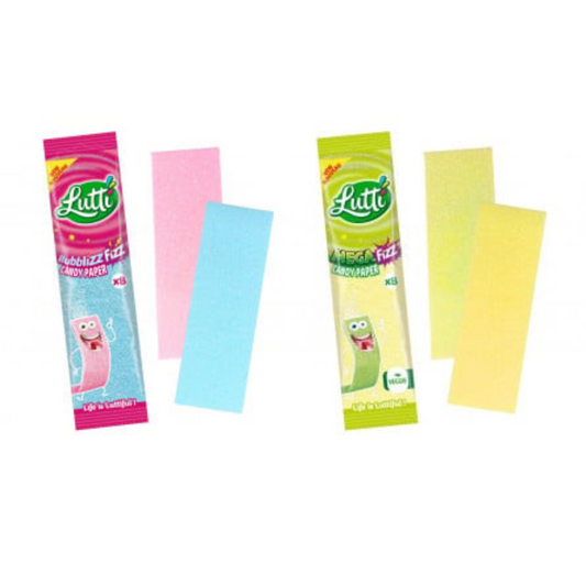 Candy paper fizz - goût au choix (sachet de 8) LUTTI