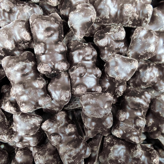 x5 Oursons guimauves chocolat NOIR (vrac) CHOCMOD - FRANCE