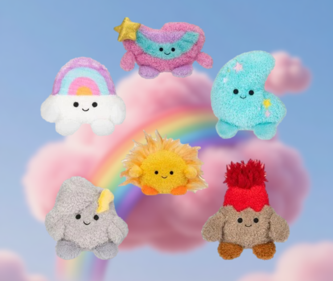 Peluches thème METEO - au choix (20 cm)