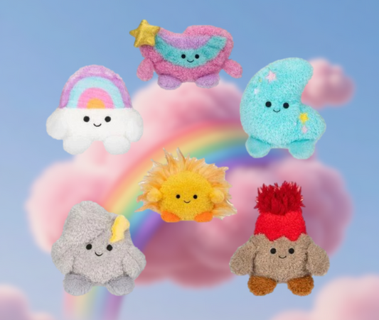 Peluches thème METEO - au choix (20 cm)