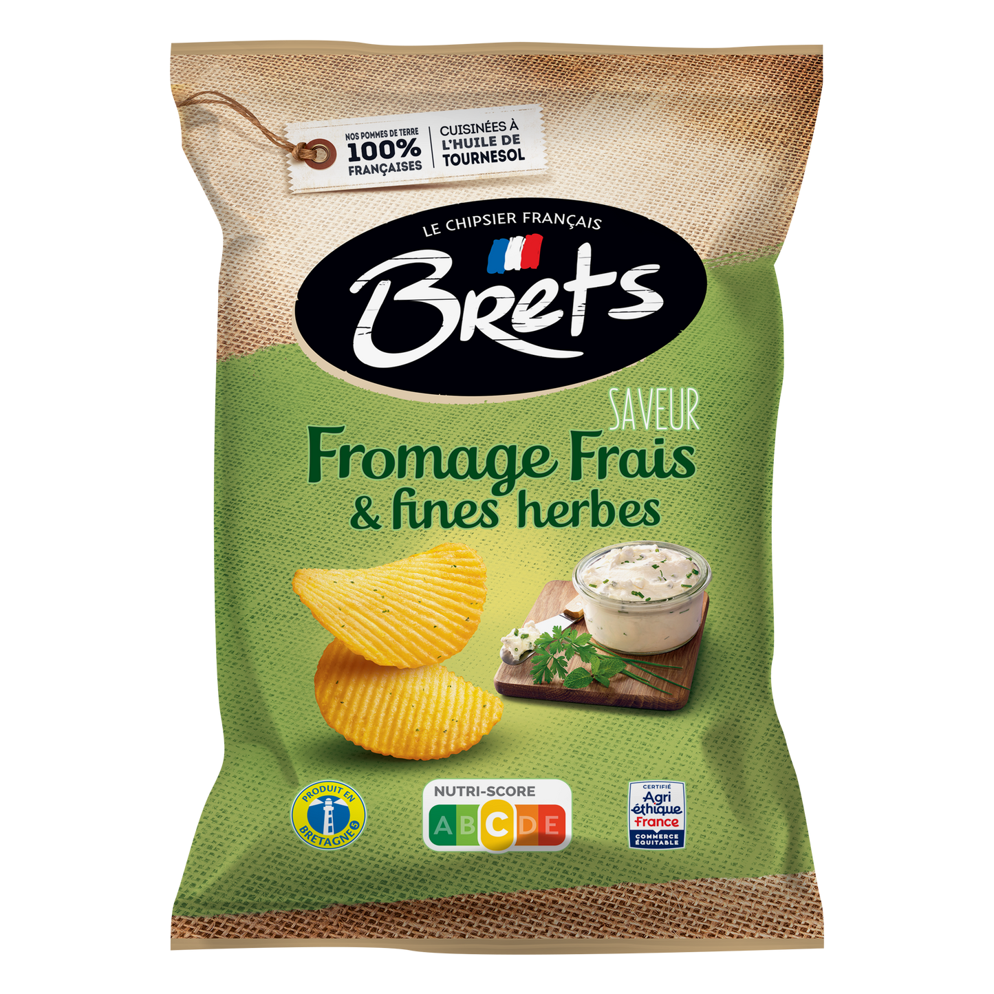 BRETS Fromage frais & fines herbes (125g)