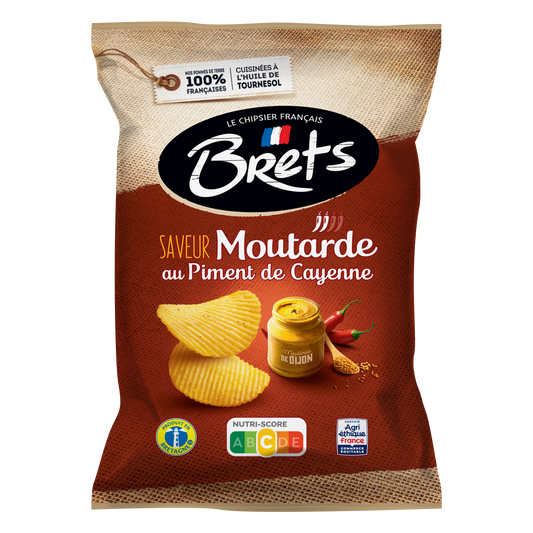 BRETS Moutarde & piment de cayenne (125 g)