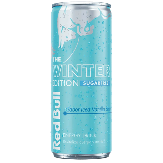 Red Bull mûre givrée vanille - SANS SUCRES (250 ml) ICE EDITION