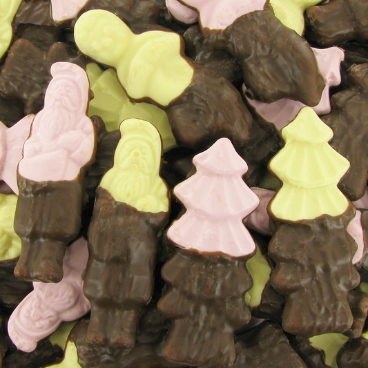 x 5 Guimauves de Noël - chocolat au lait STEL'CHOC