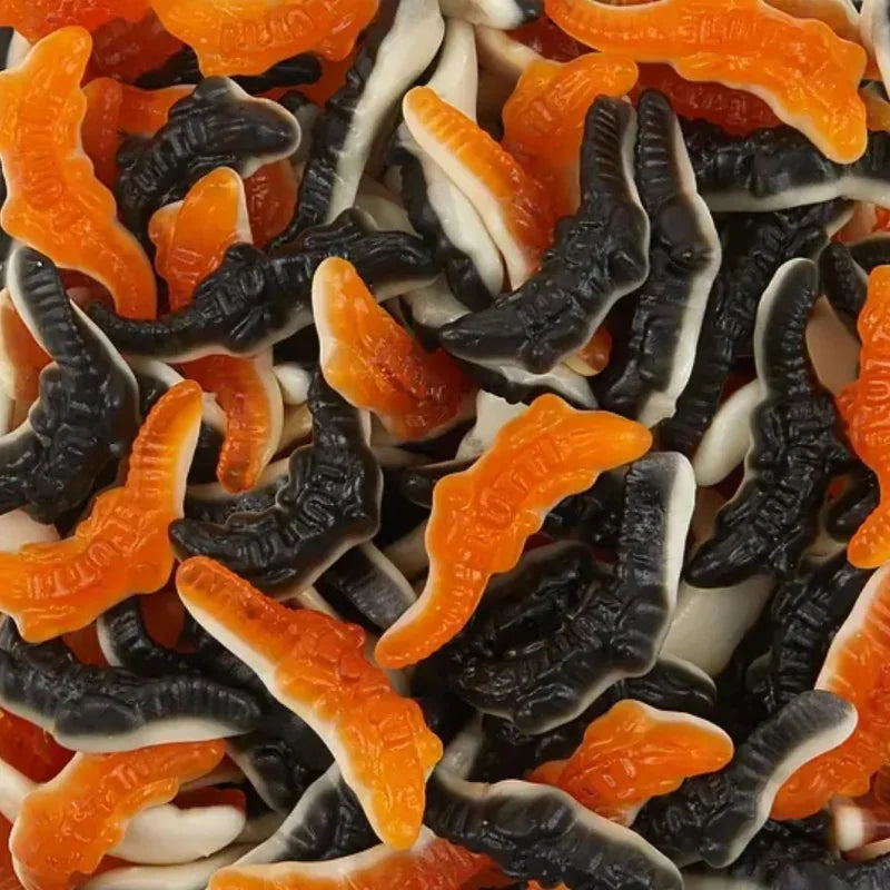 Crocodiles d'halloween fruités (vrac) LUTTI