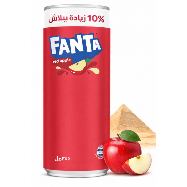 Fanta égyptien pomme rouge (355 ml)