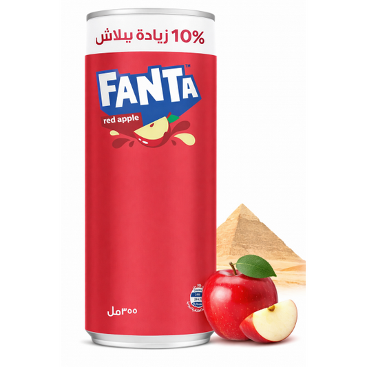 Fanta égyptien pomme rouge (355 ml)