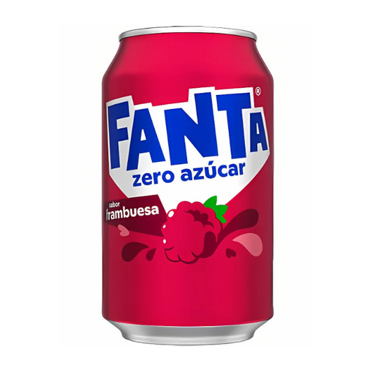 Fanta framboise - sans sucre (330 ml)