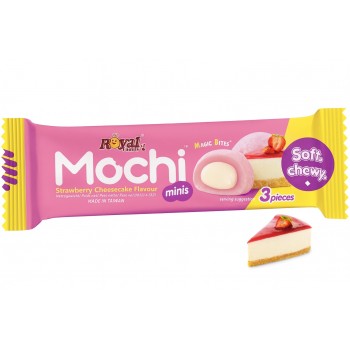 x4 Mini mochi - cheesecake fraise ROYAL FAMILY