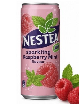 Nestea framboise & menthe - gazeux (330 ml)