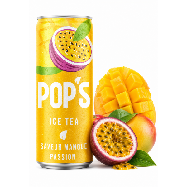 Ice tea mangue & passion POP'S (330 ml)