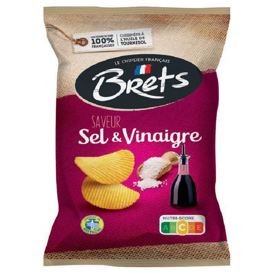 Chips Sel & vinaigre BRETS (125 g)